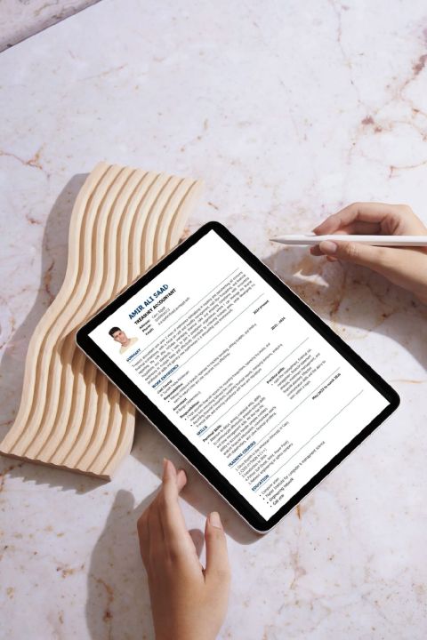 انشاء وعمل أل CV