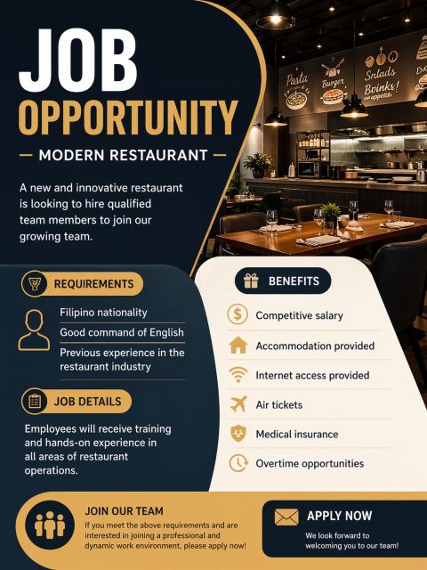 Job Opportunity - Modern