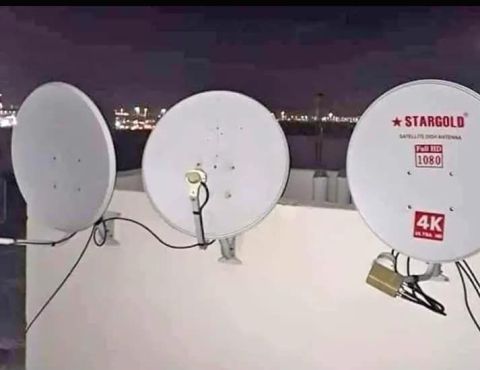 Satellite Dish CCTV Camera