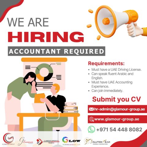 Accounting Job Vacancies in Abu Dhabi Emirates