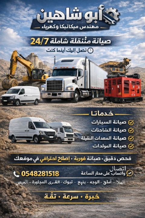 فحص وصيانة واصلاح أعطال