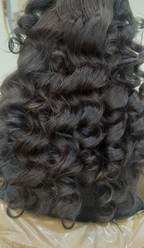 Experienced hairdresser in the